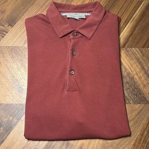 Canali Maroon Polo Shirt Sz. Eur 52 US M